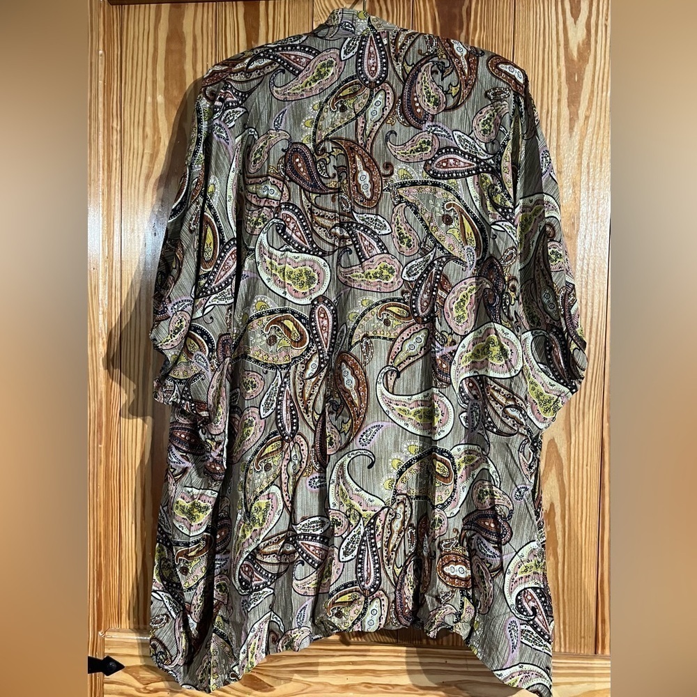 Rusttydustty Paisley Print Tube Top / Cami & High Waisted Shorts & Kimono Set - Picture 11 of 15